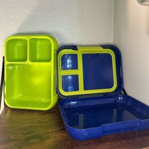 Bentgo Box Lunch Container, Blue and Green